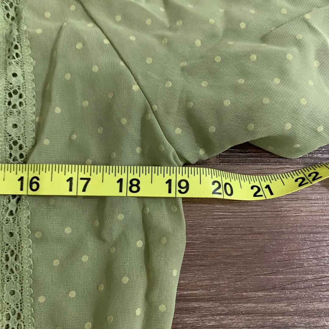 Green Off The Shoulder Top Large - Image 4