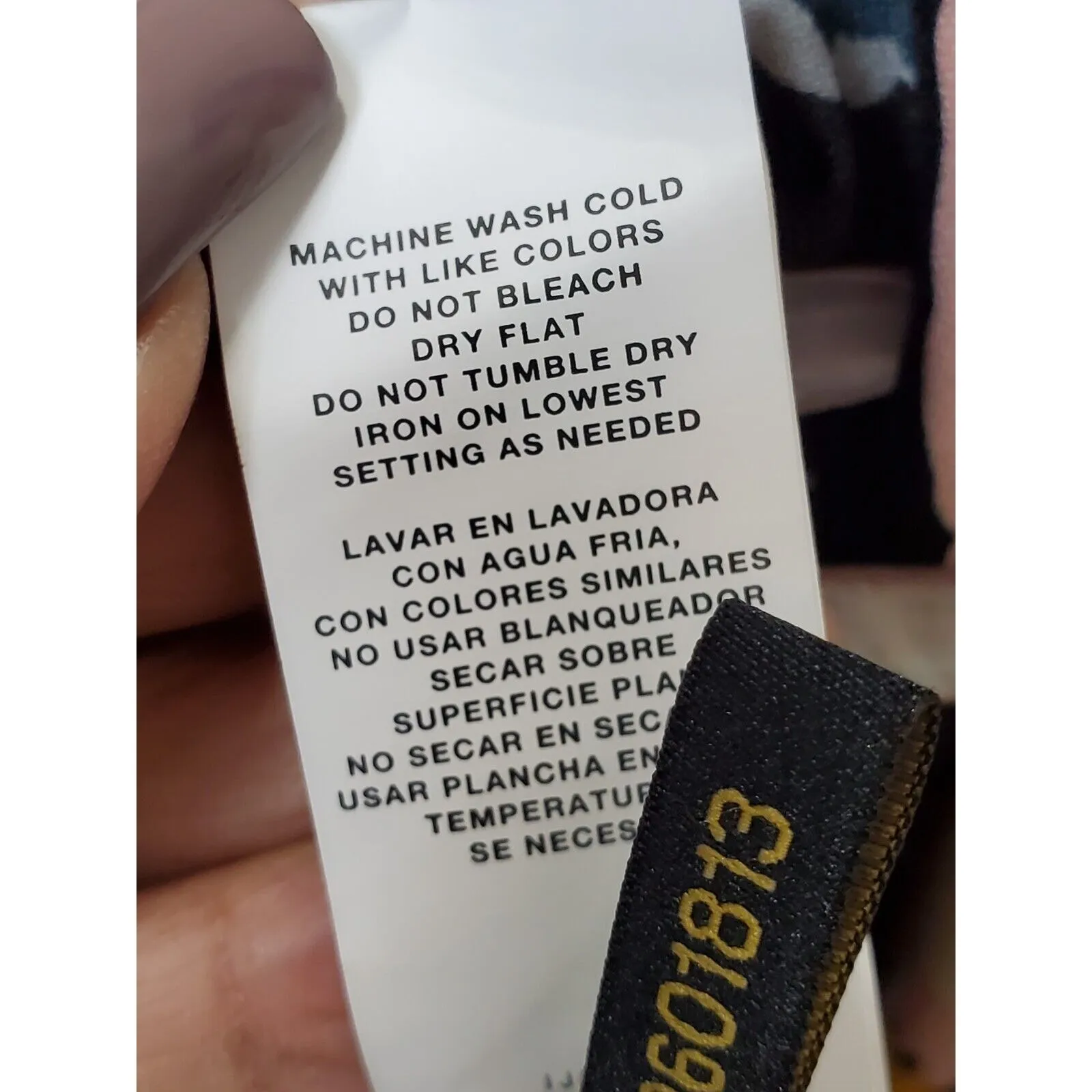 Jeans By Buffalo Women Black Polyester V-Neck Long Sleeve Pullover Top Blouse XL - Image 10