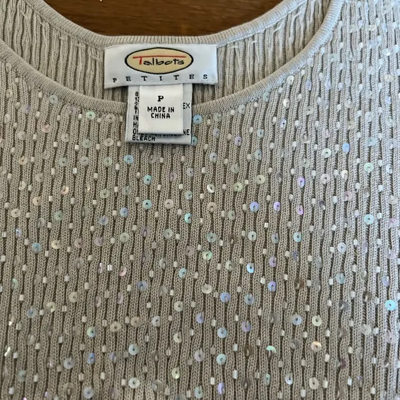 Talbots Petite cream colored sweater - Image 2