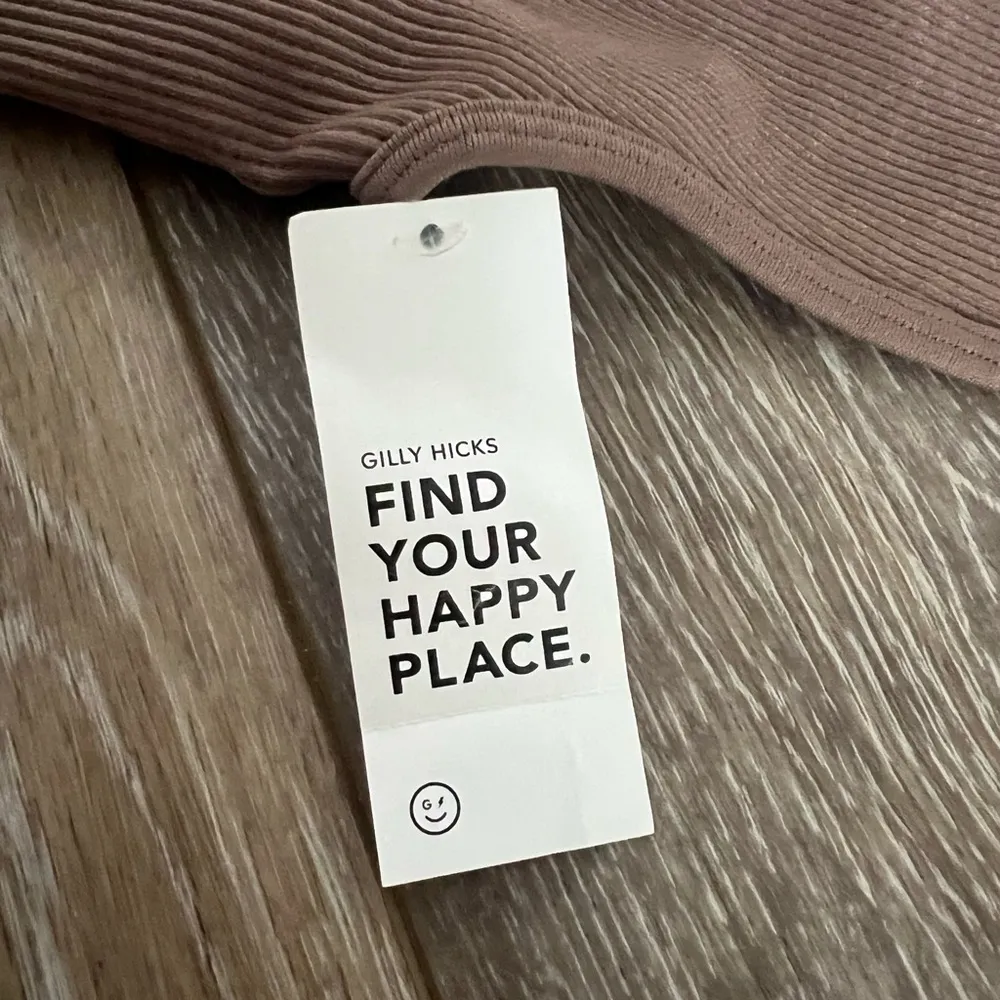 Hollister Gilly Hicks Brown Ribbed Tank Top - Image 3