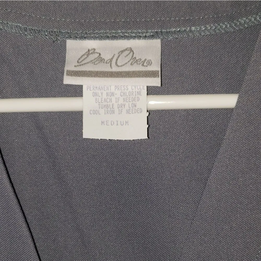 5/$25 Bend Over Open Vest Tunic Top Size Medium Gray - Image 3