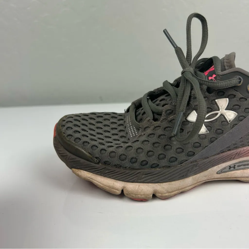 ⭐️Under Armour speedform Gemini gray and coral pink tennis shoes women’s size 6 - Image 12