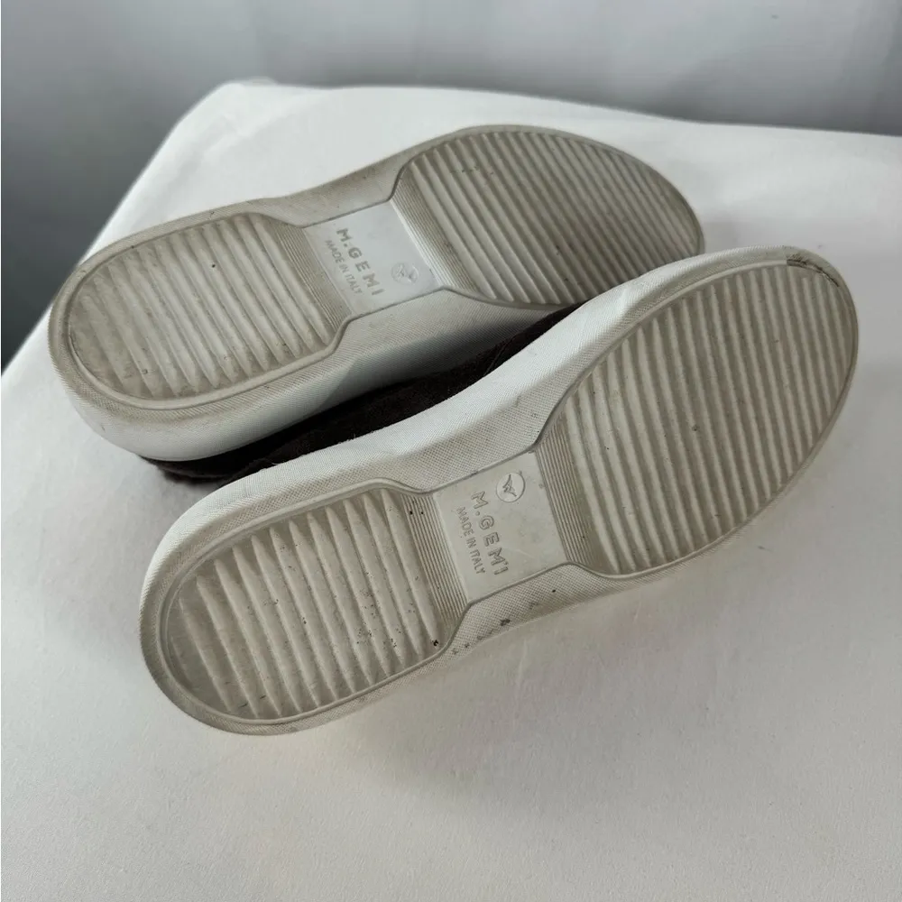 M. Gemini The Cerchio Shearling Slip On Shoes in Gray Size 7.5 or 37 1/2 - Image 7