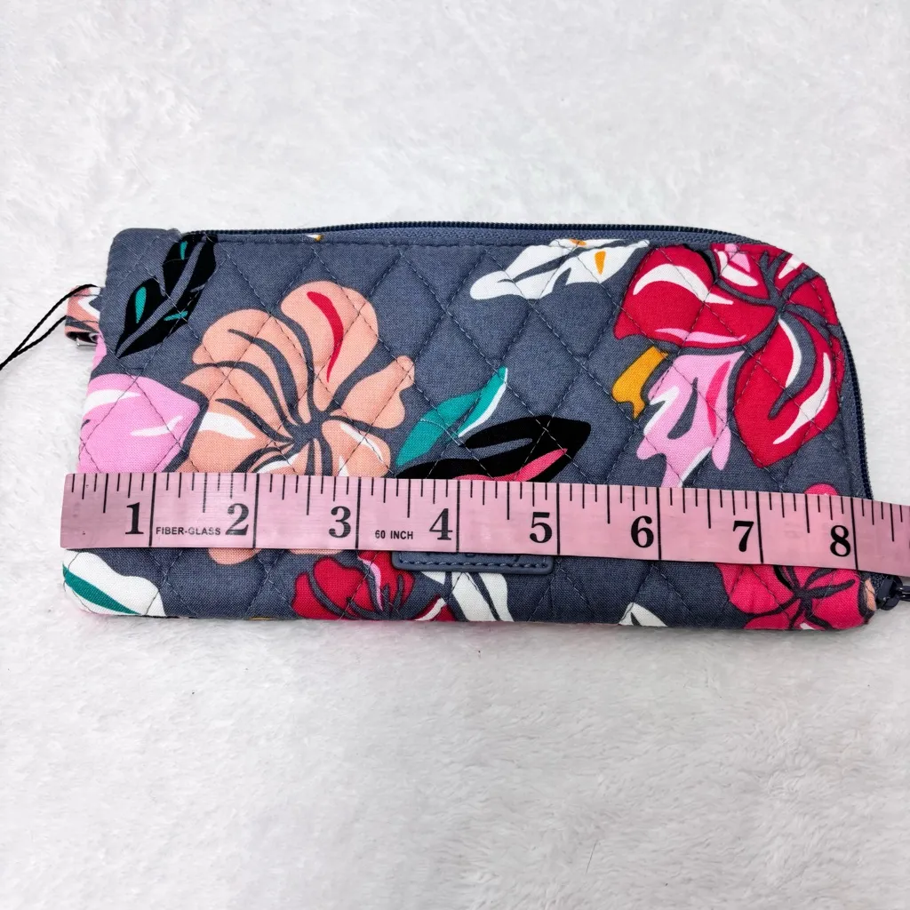 Vera Bradley RFID Tech Wristlet Wallet/Phone‎ Holder Coastal Paradise NWT $59 - Image 8