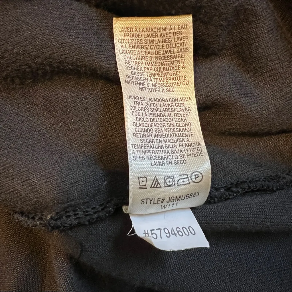 Juicy Couture Vintage Black Velour Long Jacket Size Large - Image 7