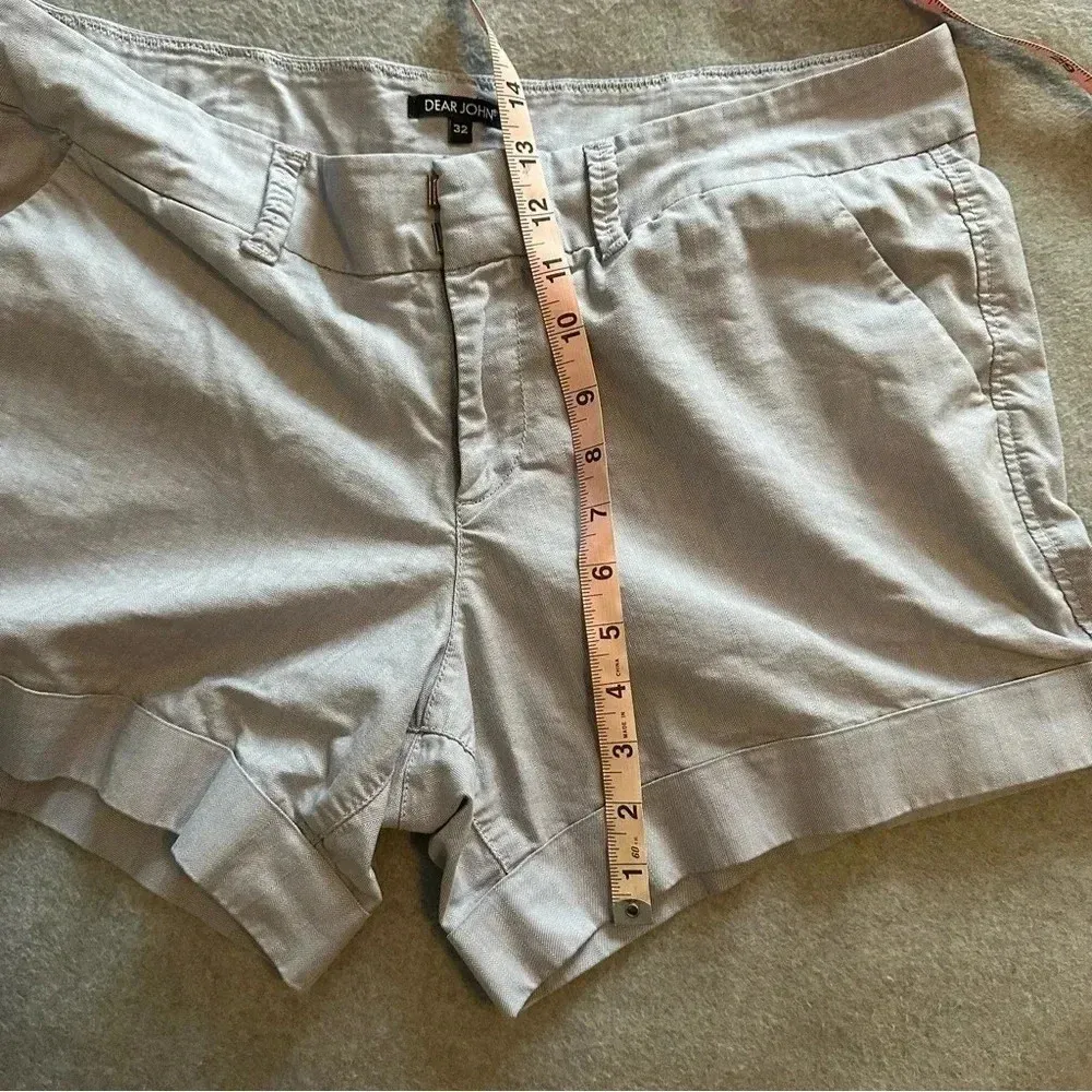 Dear John cuffed shorts blue size 32 - Image 7