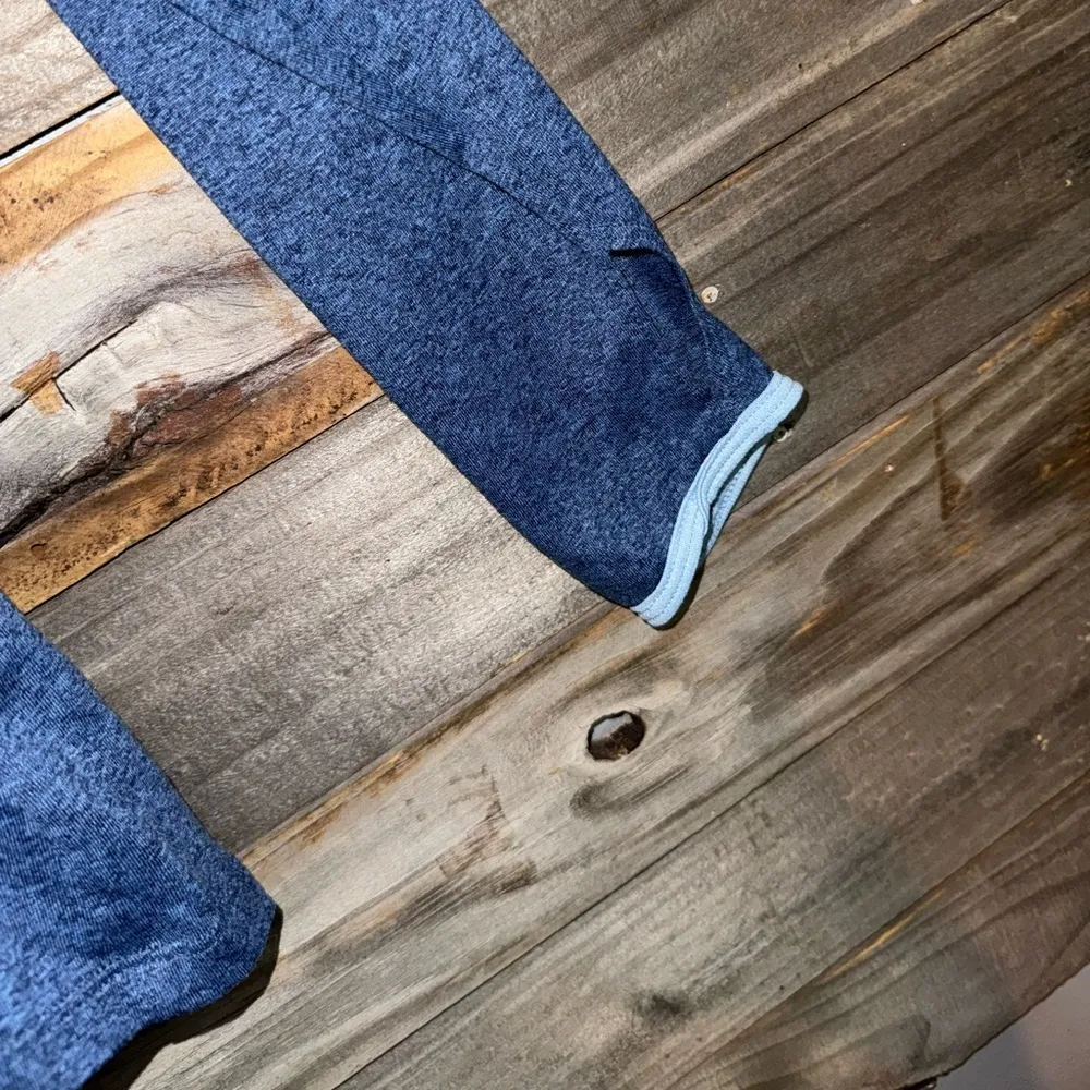 The North Face Reactor FlashDry Pullover Hoodie S Blue Lightweight Active Jersey - Image 4