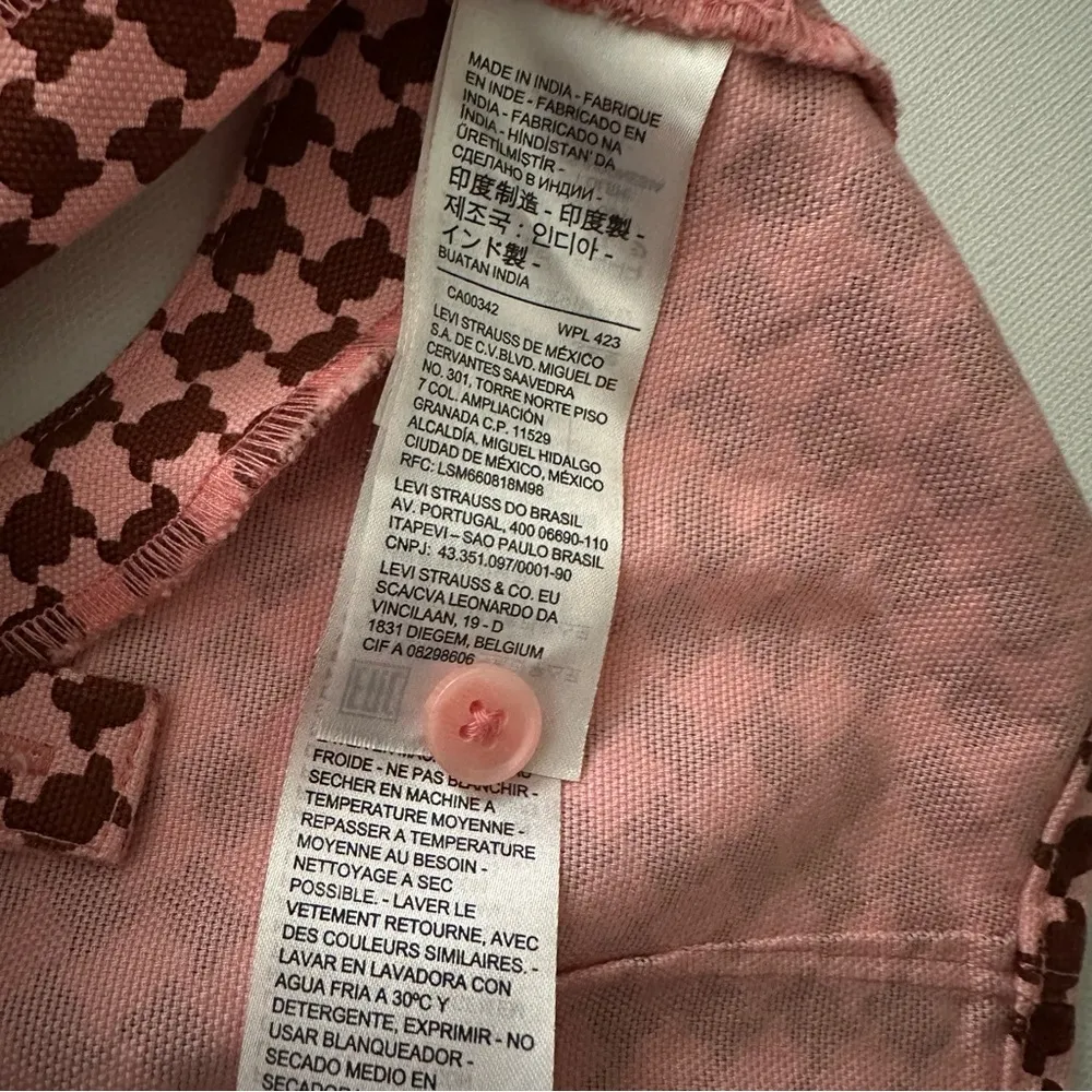 Levi’s Women’s Nadia Houndstooth Crop Top Size XS - Image 11