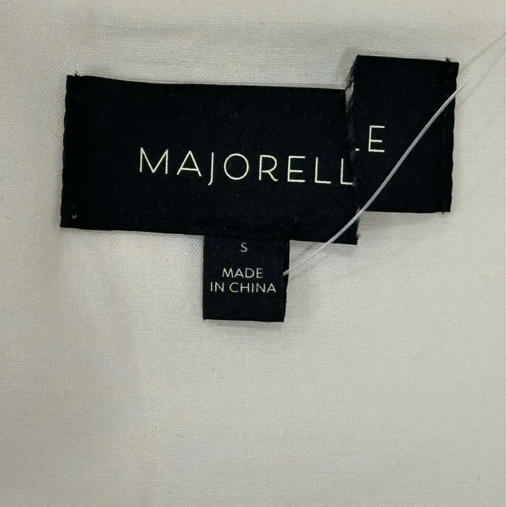 Majorelle Cambria Mini Dress White Cutout Long Sleeve Crochet Small Bridal Grad - Image 10