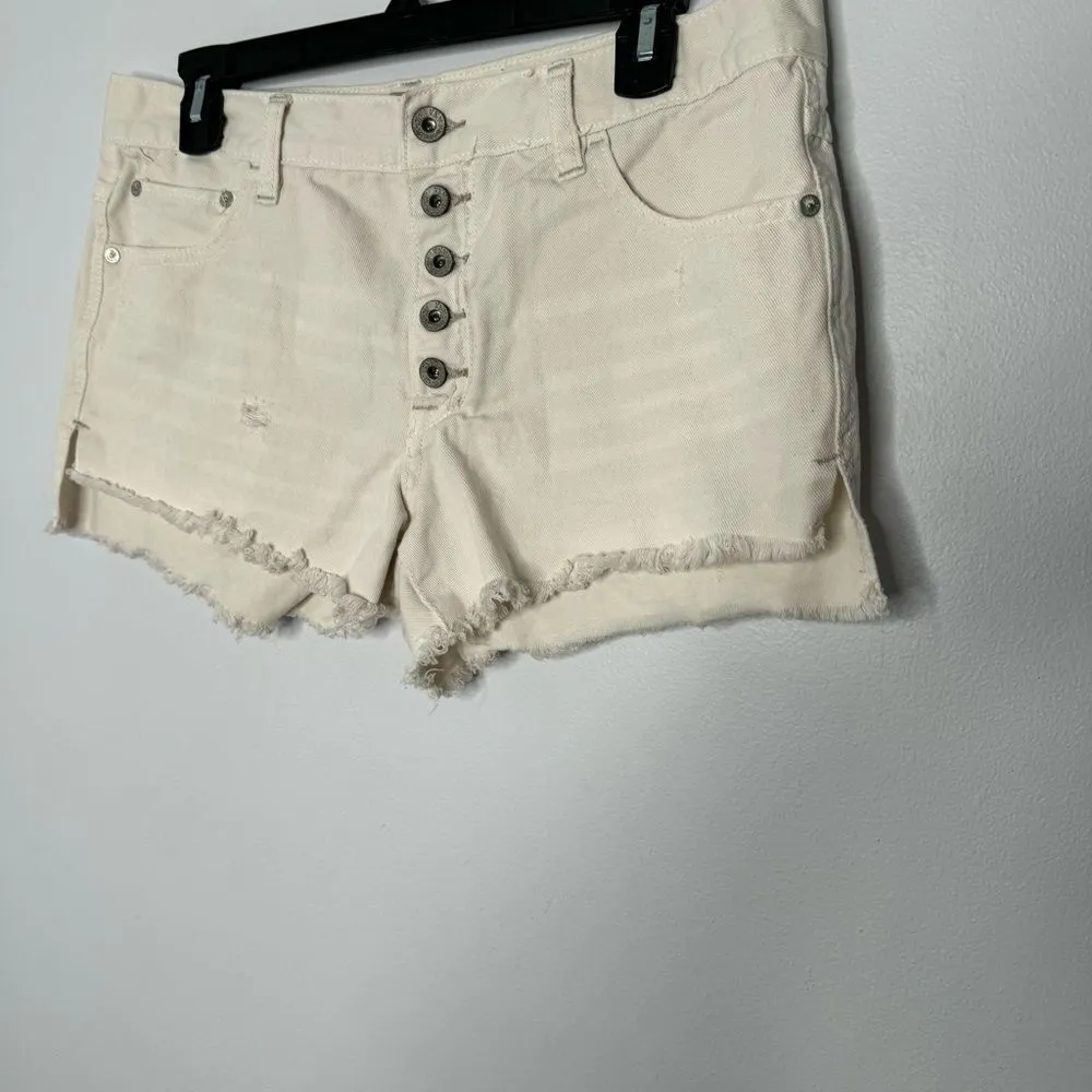 Free People ivory shorts size 28 - Image 2
