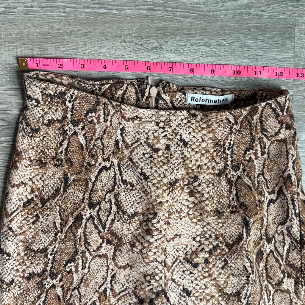 Reformation  Marlon Snake Pant 2 - Image 7