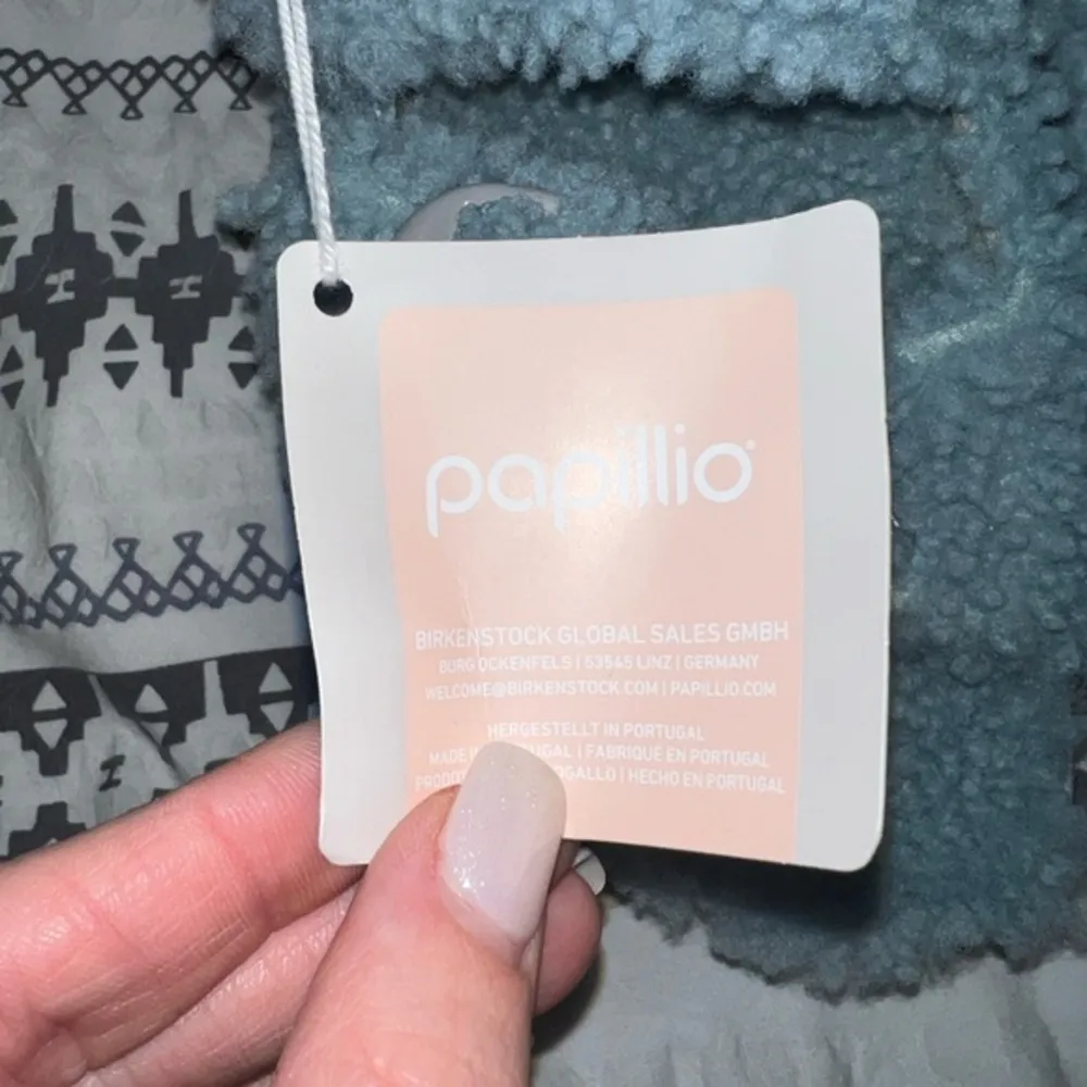 NWT Birkenstock Papillio Blue fuzzy sandals
Size‎ 7 - Image 2