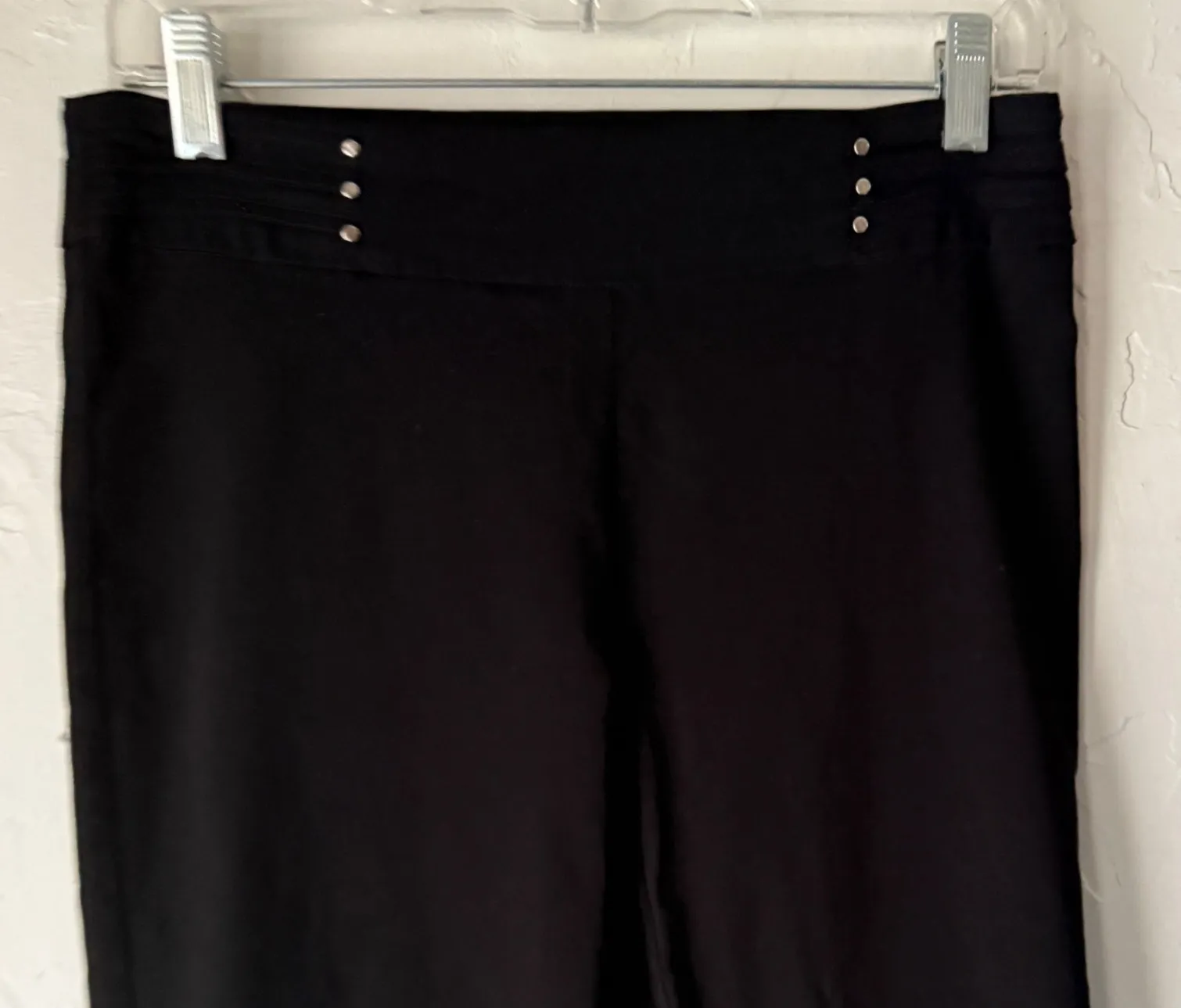 Bella Rose Y2k Black Career Dress Pants PM Office Siren Pull On Career Charmed Size undefined - Image 2