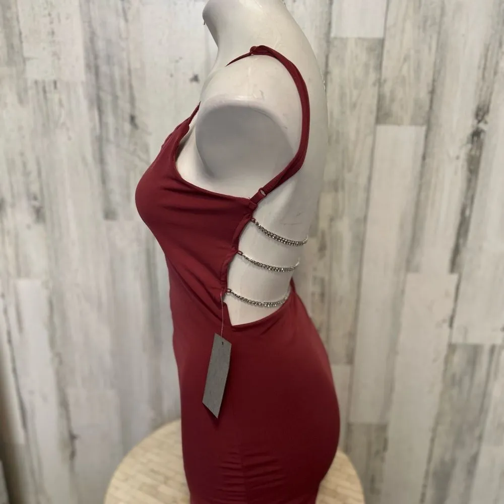 J for justify pink dress backless - Image 2