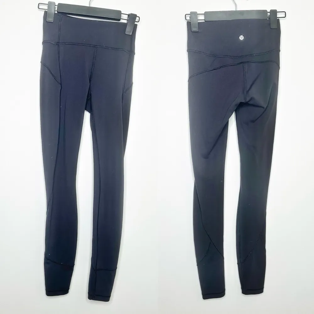 Lululemon Fast & Free 7/8 Tight II *Non-Reflective Nulux 25" in Black - Image 6