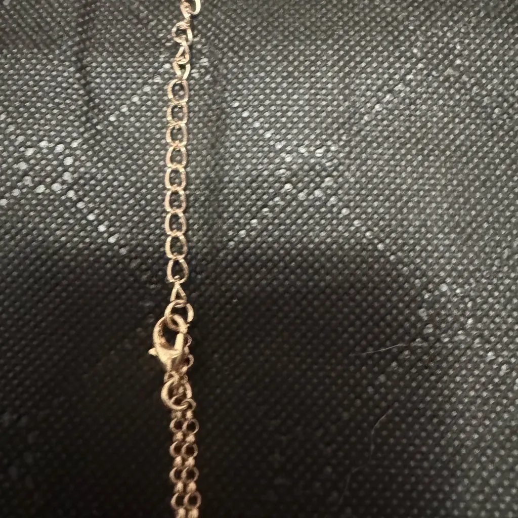 Beautiful Rose Gold Filigree Heart Necklace
18” plus 3 inch extendor
NWOT - Image 2