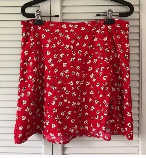 Henri Girl Red Mini Skirt - Image 4