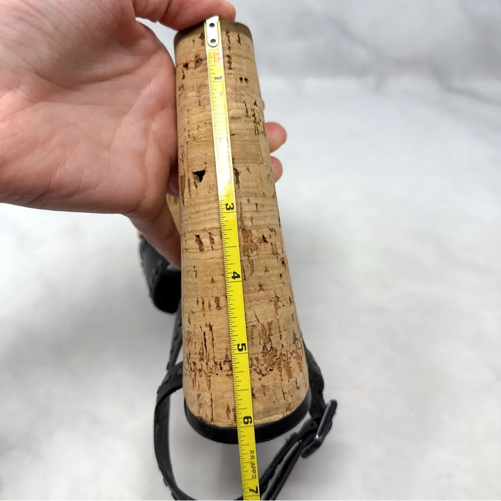 Christian Louboutin Super Dombasle Studded Leather Cork Platform Sandal Heels - Image 14