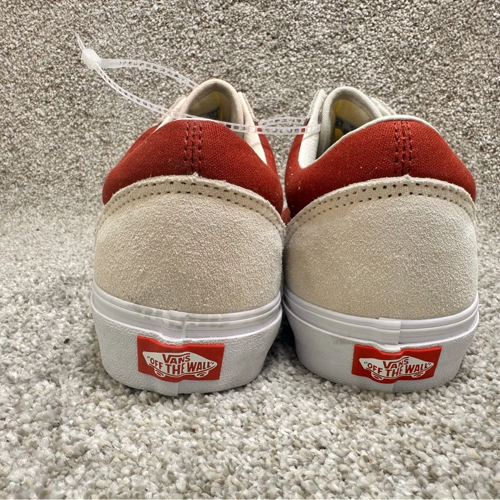 VANS Old Skool Canvas/Suede Fired Brick skater  Classic Mens 8.5 Womens 10 NEW - Image 4