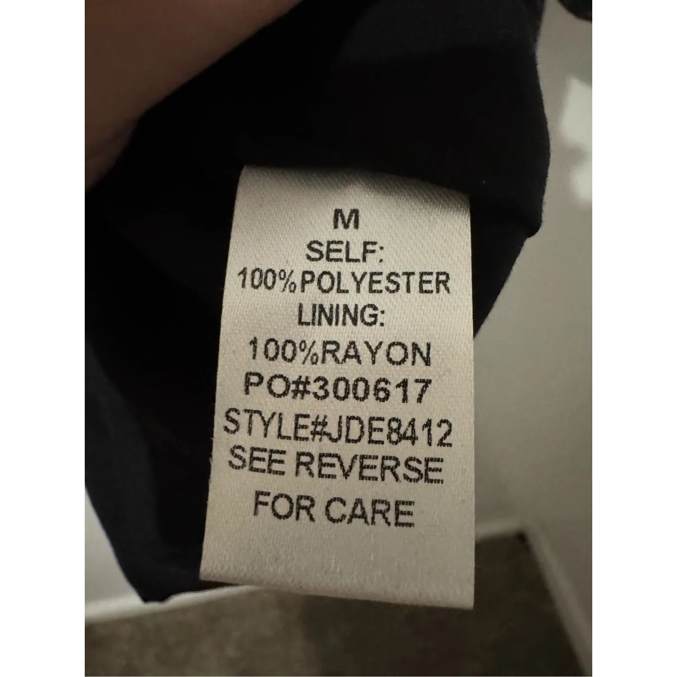 LUXE Women's Charcoal Black Voluminous Gathered Waist Balloon Sleeve Dress‎ sz M - Image 4