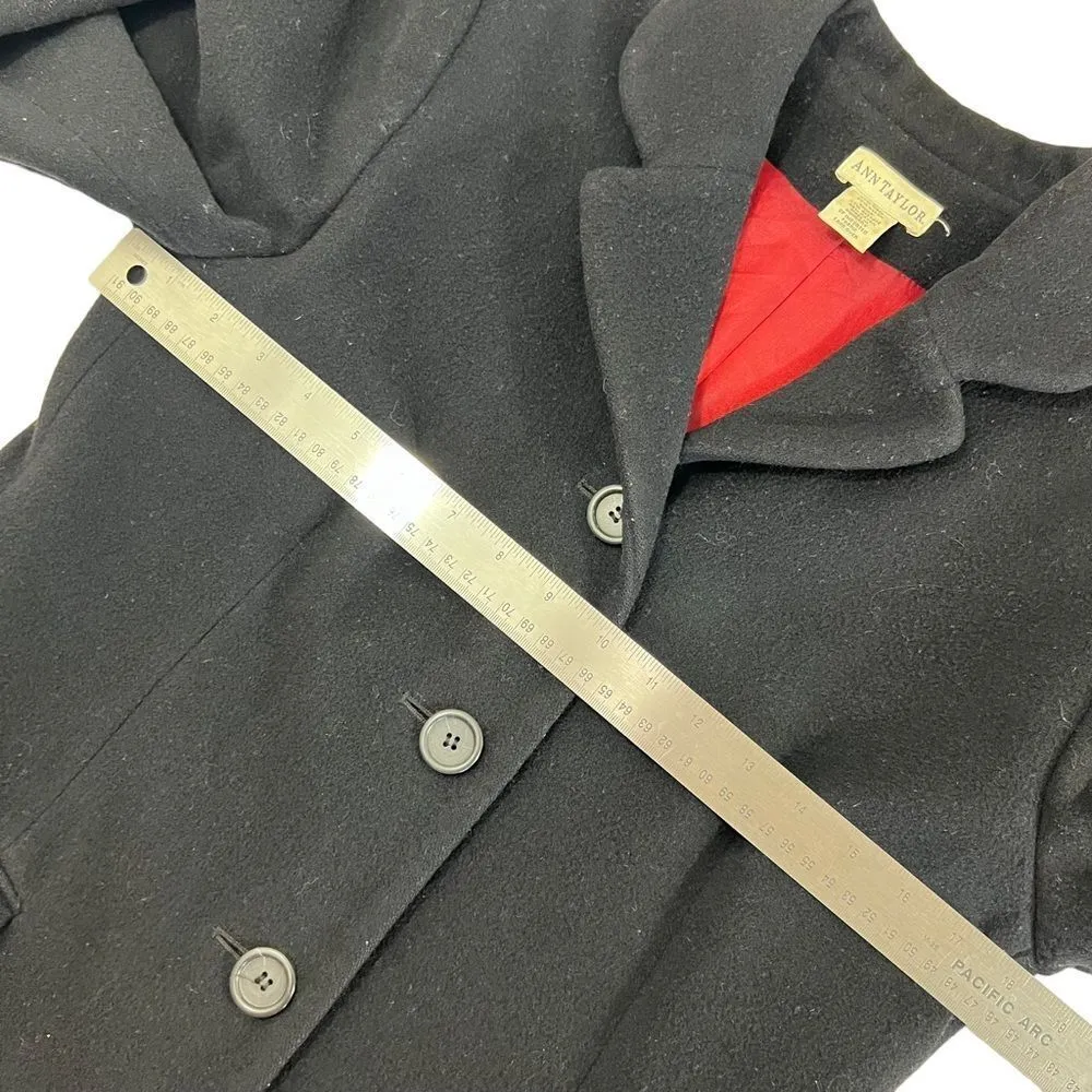Ann Taylor Vintage Wool Ladies Coat Sz 2 - Image 7