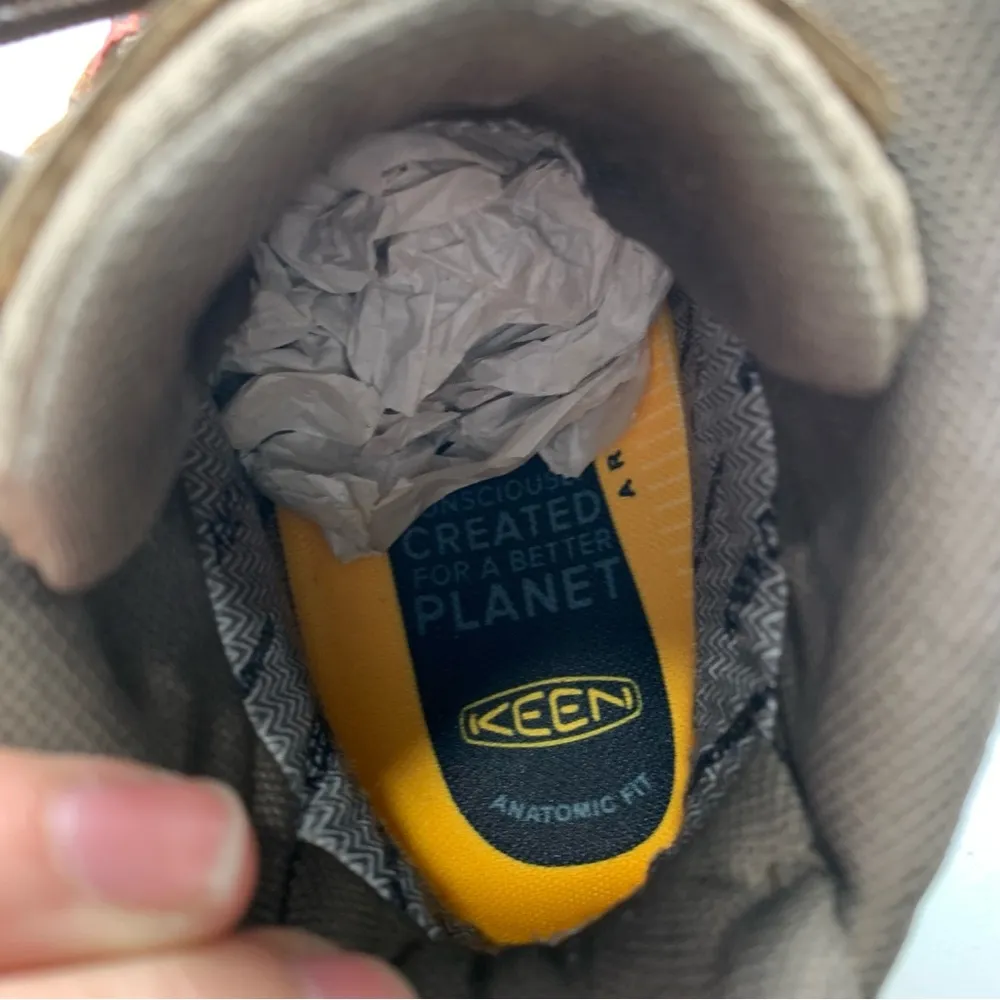 Keen Women's Terradora II Mid Waterproof size6.5 boots leather brown hiking 1695 - Image 8