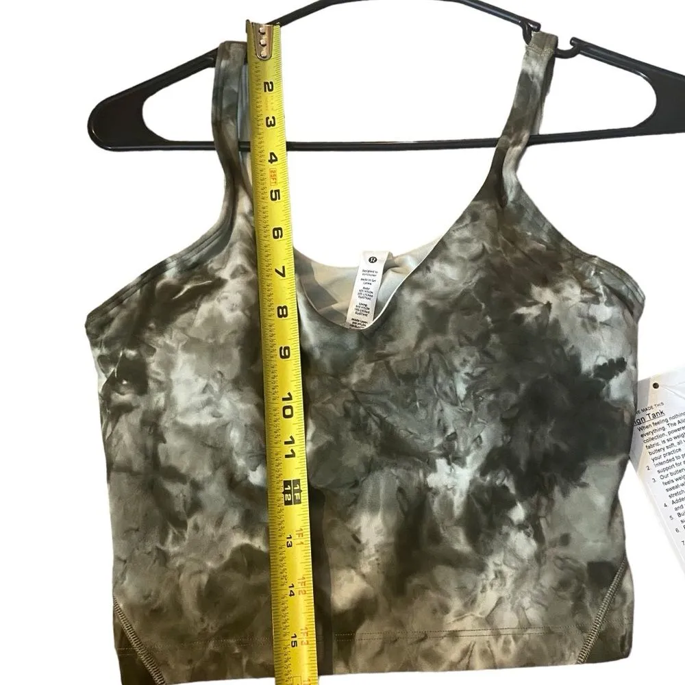 Lululemon‎ Women’s 6 Align Tank Top Diamond Dye
Light Sage Army Green Olive New - Image 5