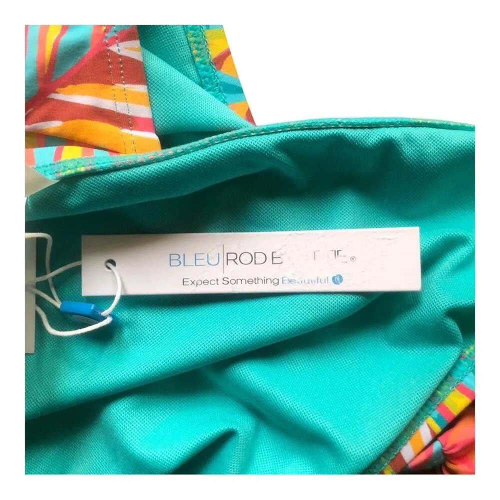 Bleu Rod Beattie NWT The Heat Is On Brief Tie Side Hipster Bikini Bottom Size 12 - Image 9