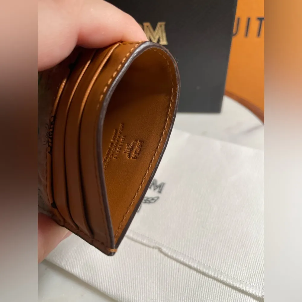 MCM Card Case in Visetos Original - NIB - Full Set | Gorgeous Giftable Condition - Image 9