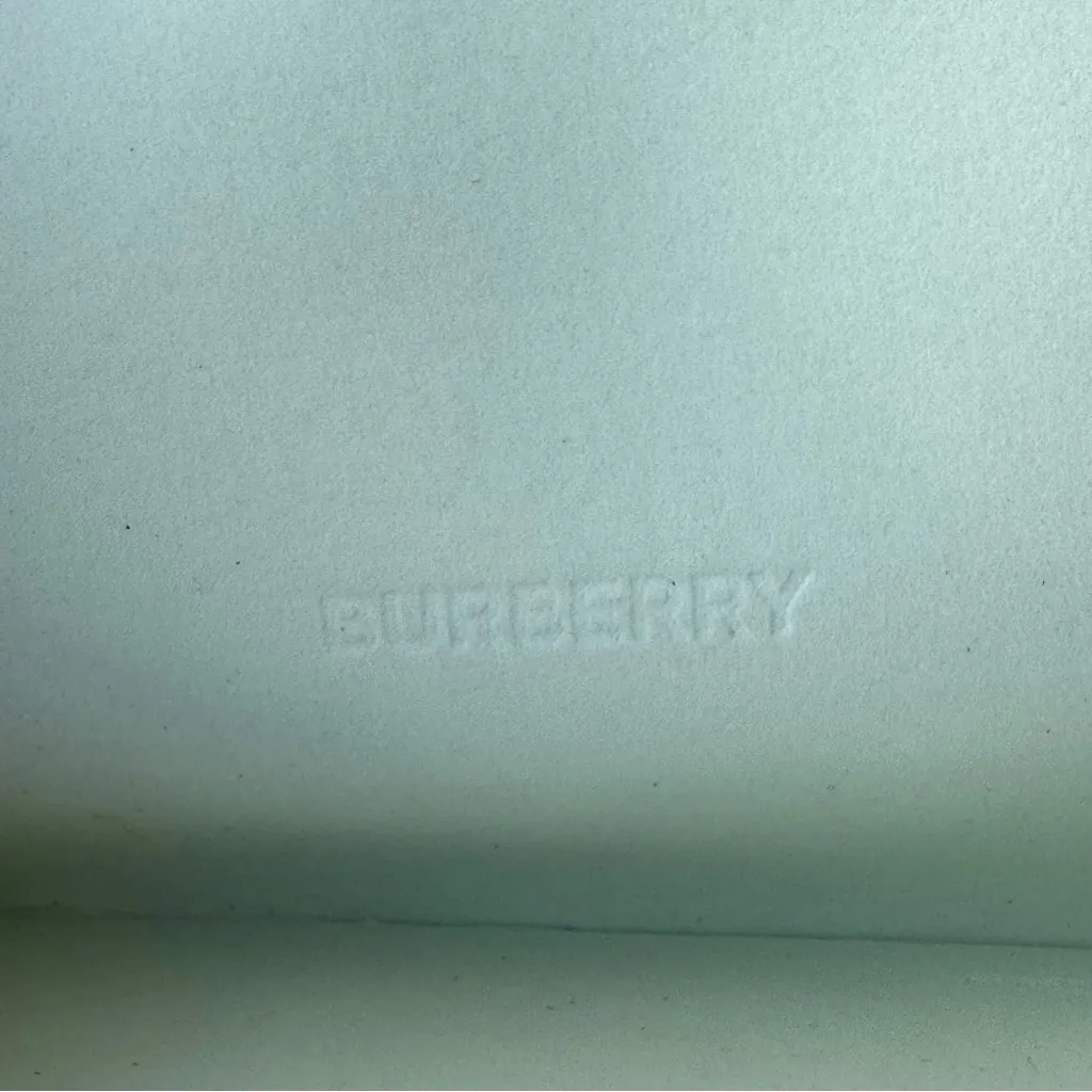 Burberry  Taupe Glasses Case with Cloth - Image 6