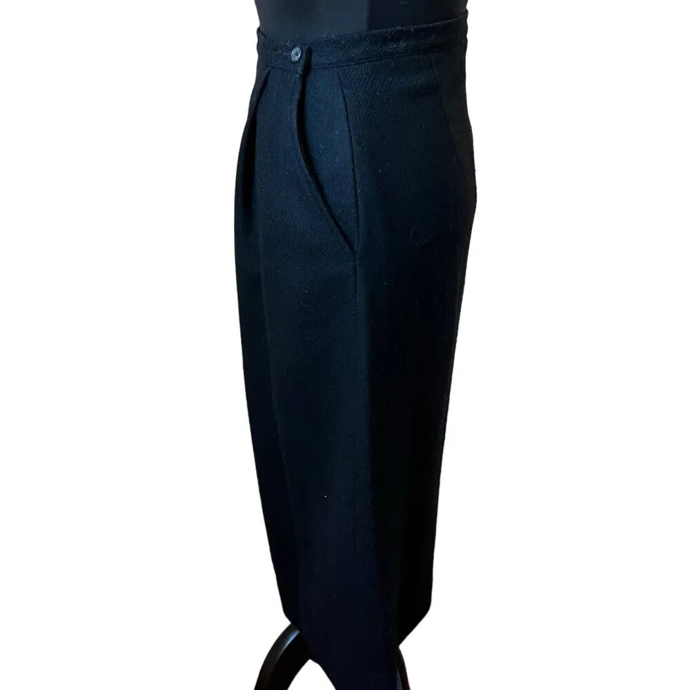 Vintage 80s Black Squares Blazer Midi Skirt Suit Van Julian sz 6 Double Breasted - Image 13