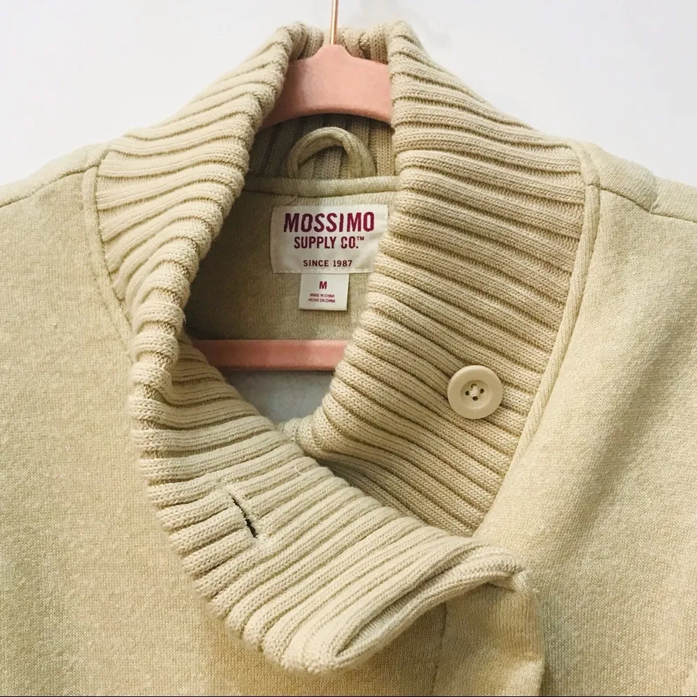 Target Off white Sweatshirt Jacket size Medium - Image 38