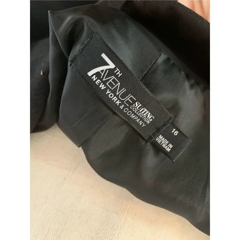 7th avenue New York and company black blazer size 16 - Image 5