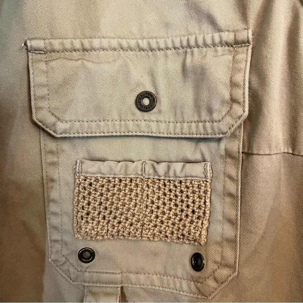 Vintage Ralph Lauren RL Women's Khaki Vest Utility Safari Fishing Cargo Vest Tan - Image 13