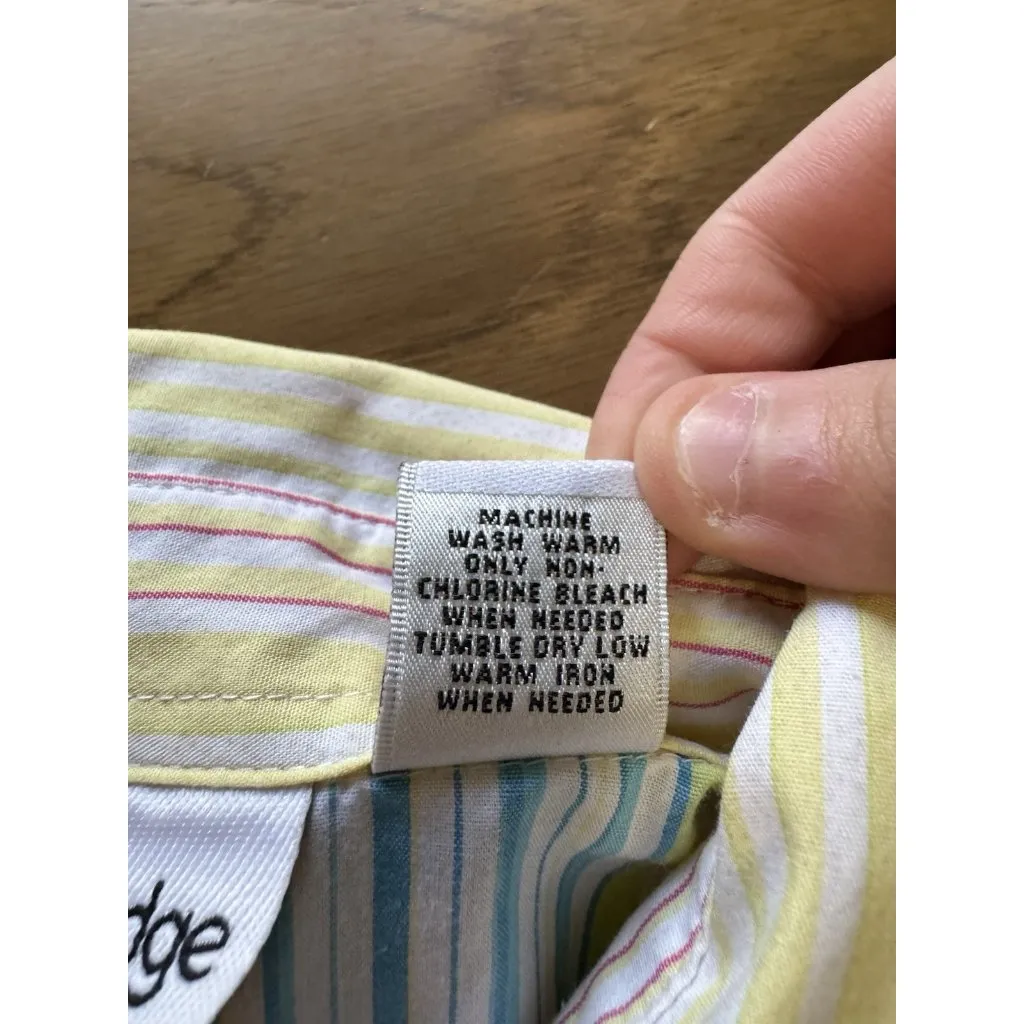 Breckenridge Women Size XL Long Sleeve Button‎ Down Cotton Blend Shirt Colorful - Image 9