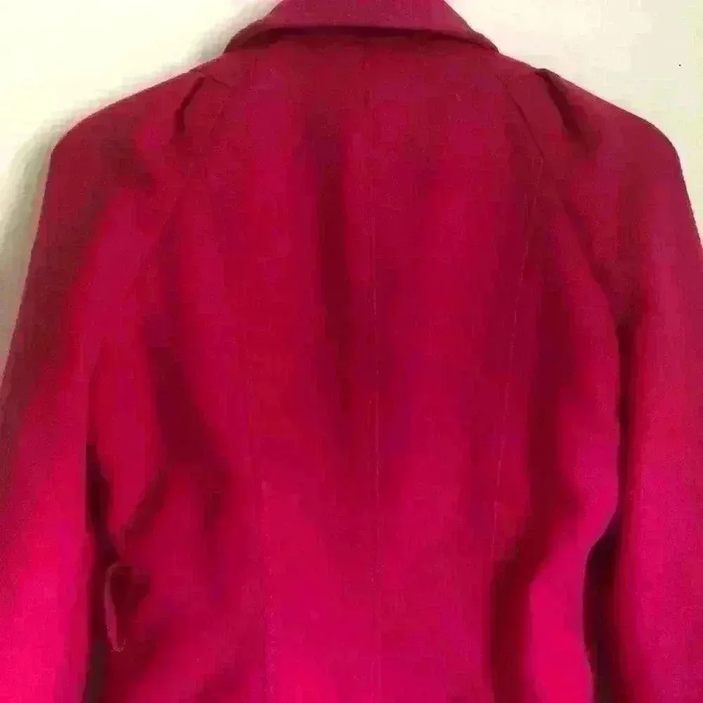 NEXT Pink Button Down Balloon Sleeve Jacket Size 4 - Image 6