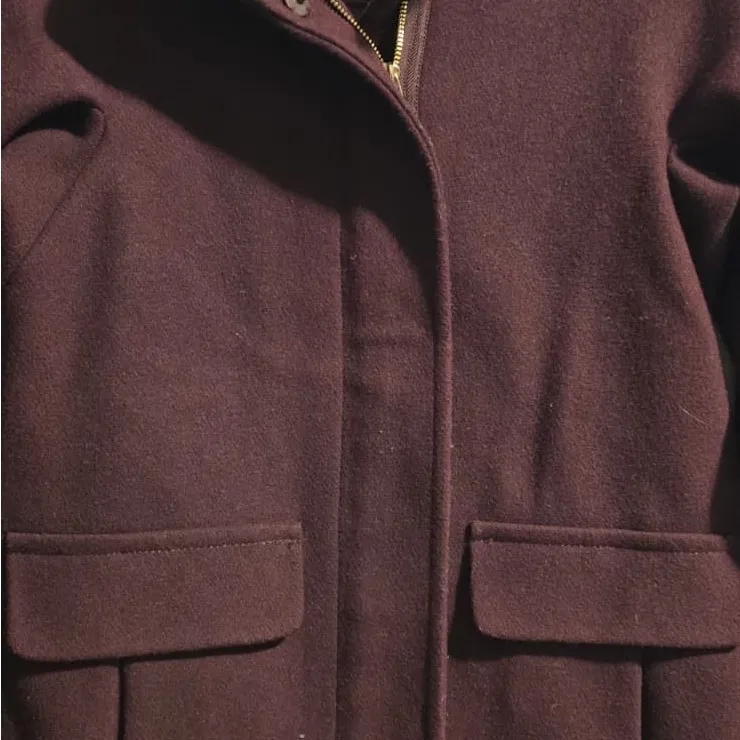 Vince Camuto Dark Red Trench Coat - Image 6