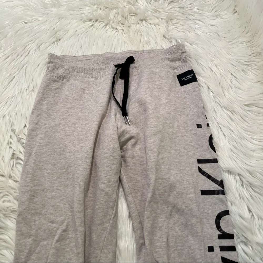Calvin Klein Performance Graphic Cortado Heather Joggers M - Image 3