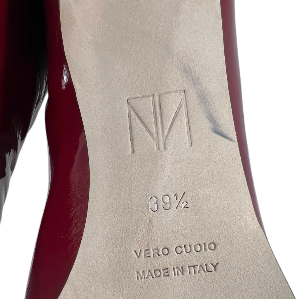 Tamara Mellon Trinity Patent Red Knee High Boots Size 8.5 - Image 12