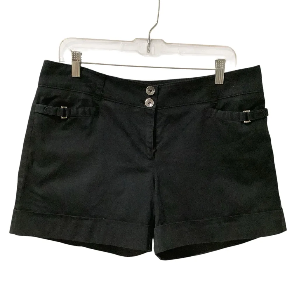 White House Black Market Black Shorts, Silver Accents Classic Fit. Size 10 - Image 7