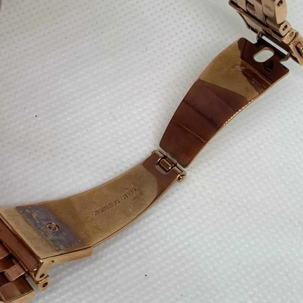 Marc Jacobs MBM3350 The Slim Brown Dial Rose Gold tone Women's watch running - Image 9