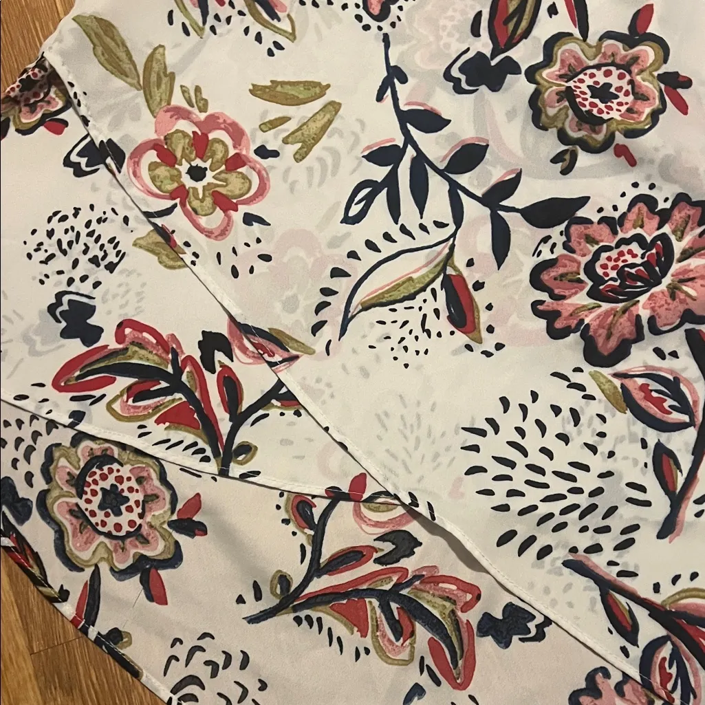 Chelsea & Theodore Multicolor Sleeveless Blouse Pink Size XL - Image 3