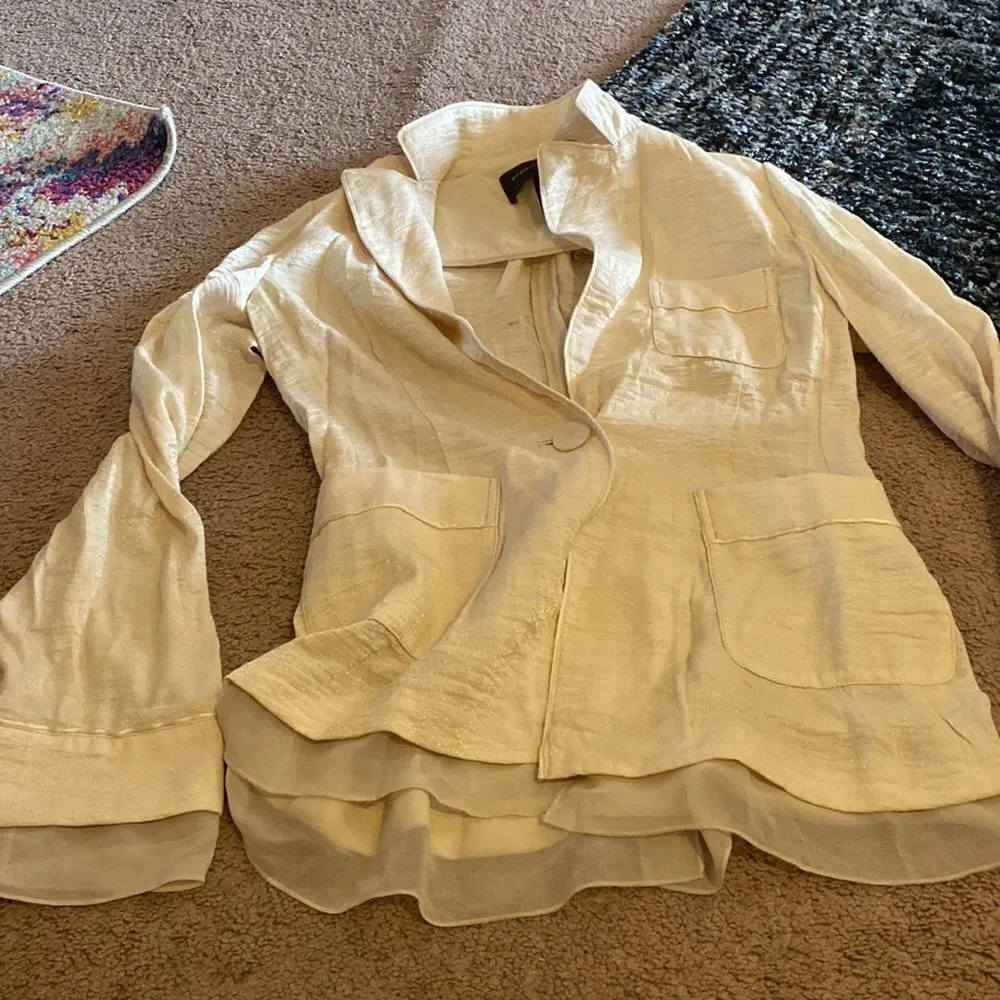 Bcbg maxarzia shimmery top xs - Image 2