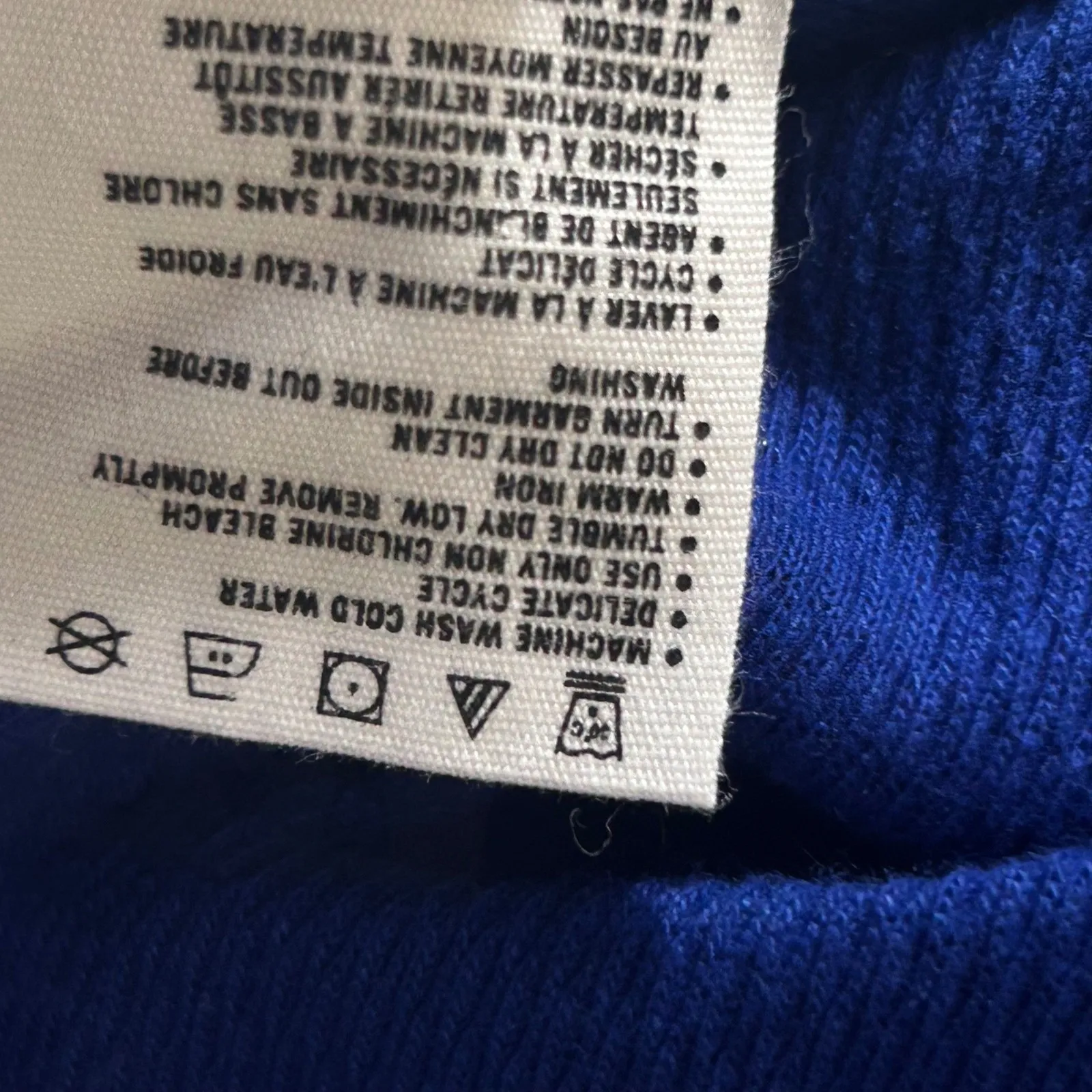 New York Giants Sweatshirt Womens XL Blue NFL New‎ Era Collab Long Sleeve NWT - Image 10