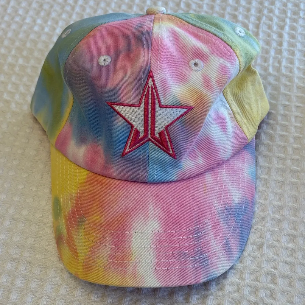2 JEFFREE STAR Tie-Dye Star Embroidered Caps - Image 2