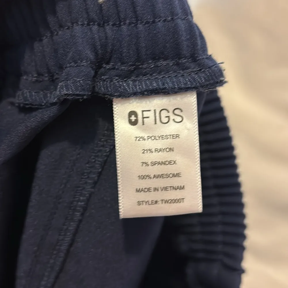 FIGS  Technical Collection Navy Blue Slim Leg Scrub Pants Size ST - Image 7