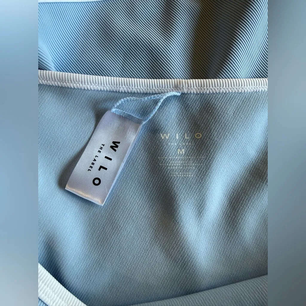 WILO Light Blue Bikini‎ & Skirt Set Size Medium NWOT - Image 8