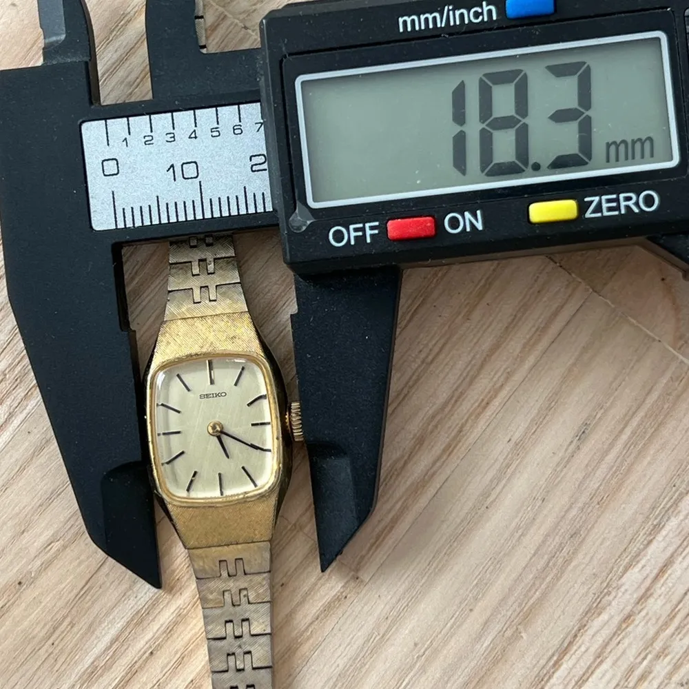 Seiko Gold Plated Vintage Mechanical Ladies Watch Gold Case Bracelet Dial - Image 12