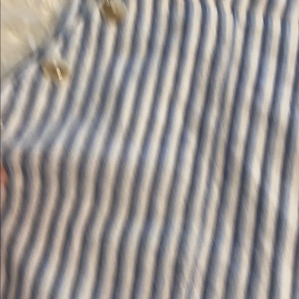 CATO Linen Striped Blue and White Skirt/Skorts size 22/24 brand new length 20” - Image 6