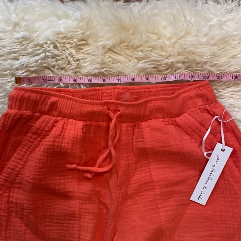 Young Fabulous & Broke Muslin Cotton Tie Dye Joggers NWT Sz XS Cropped Wide Leg - Image 7